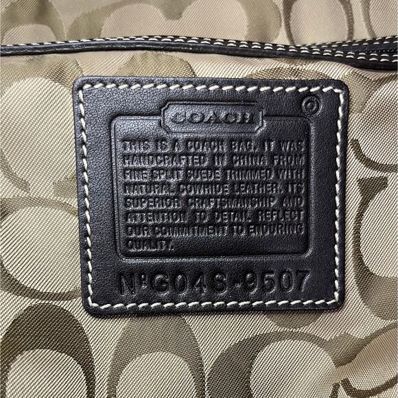 Vintage Coach 9507 Soho Suede Flap Satchel & Wristlet - Picture 13 of 14